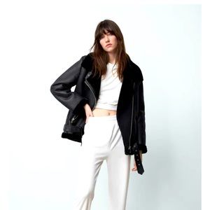 Zara Double Faced Biker Jacket
